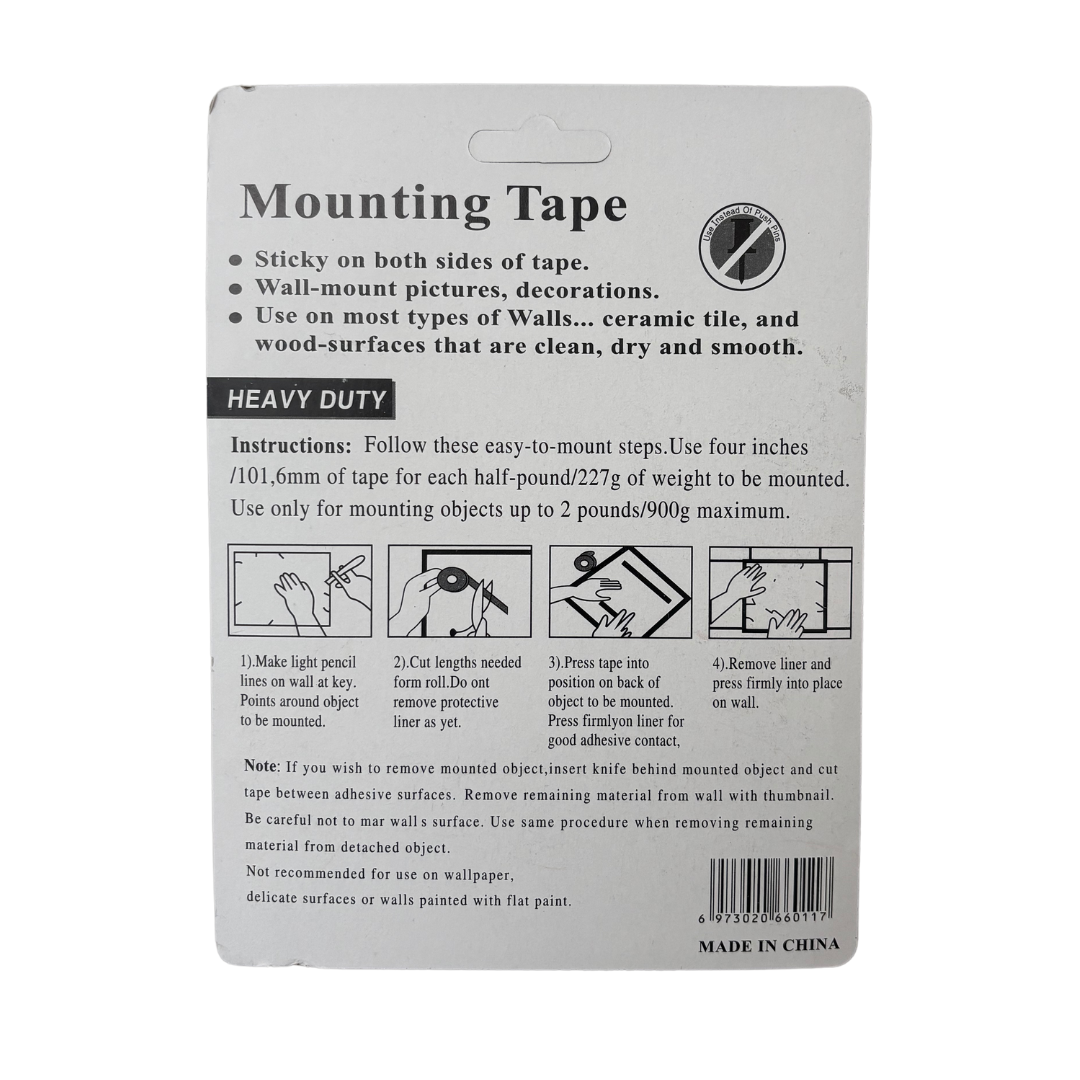 Fu Shi Mounting tape - Heavy-duty double-sided adhesive tape