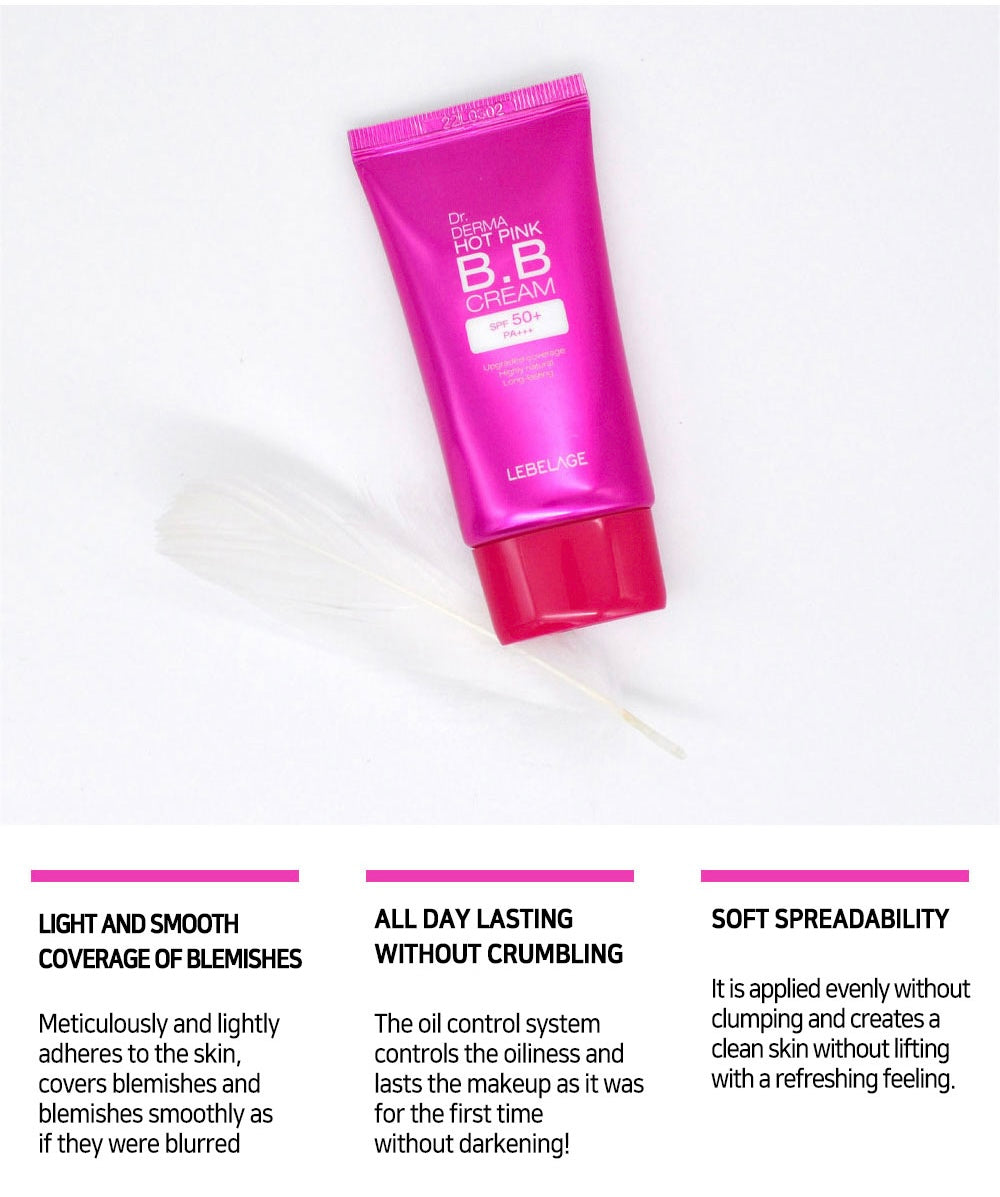 Crème BB rose vif Dr. Derma de Lebelage - 30 ml