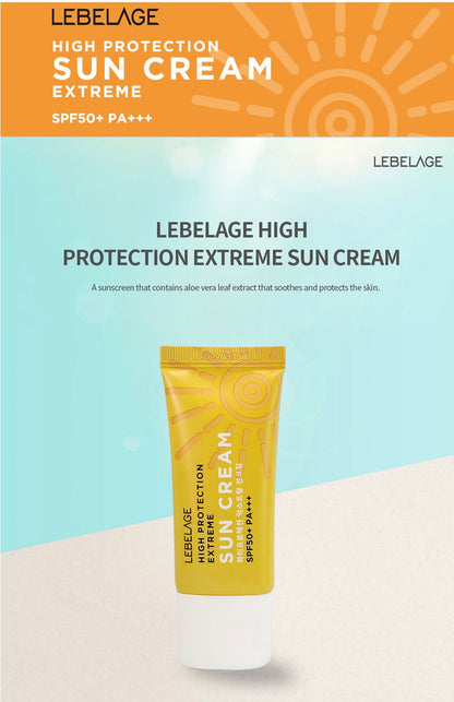 Lebelage Sun Cream High Protection Extreme SPF50 - 30ml
