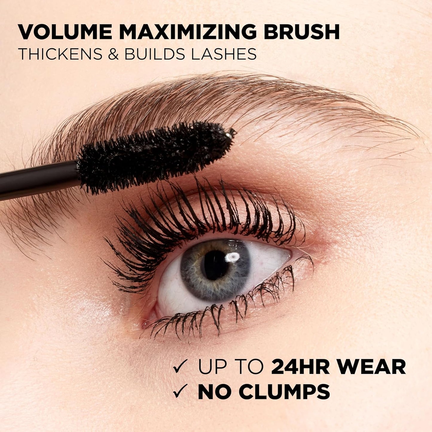 Mascara Voluminous Extreme Lash de L'Oréal – Blackest Black (8 ml)