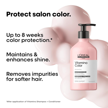 L'Oréal Paris Professionnel Serie Expert Après-Shampooing Resvératrol Vitamino Color - 500 ml