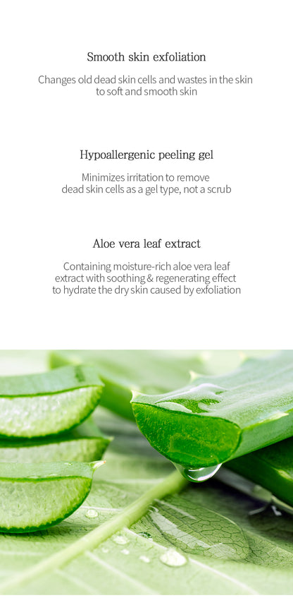 Tenzero Gel Peeling Rafraîchissant Aloe - 180 ml